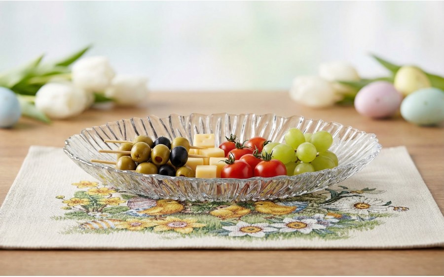 Półmisek owalny 33x25 cm Aurora Pasabahce