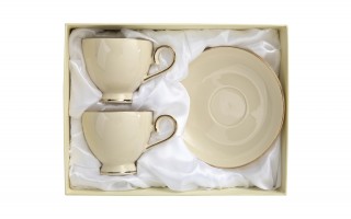 Komplet 2 filiżanek do espresso 150 ml Victoria