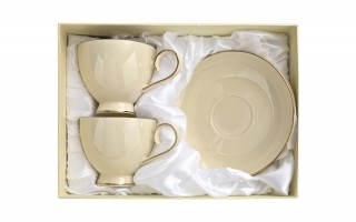 Komplet 2 filiżanek 300 ml + spodki Victoria