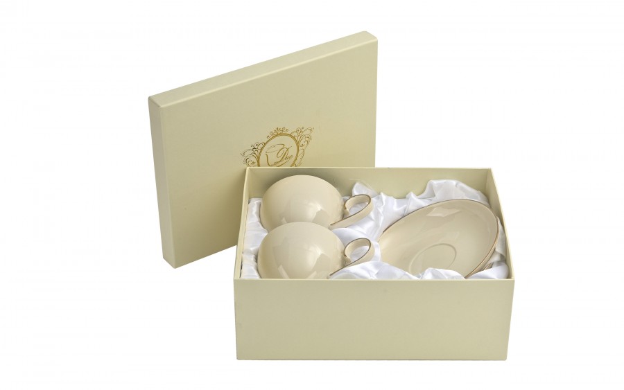 Komplet 2 filiżanek 300 ml + spodki Victoria