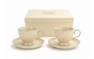 Komplet 2 filiżanek 300 ml + spodki Victoria