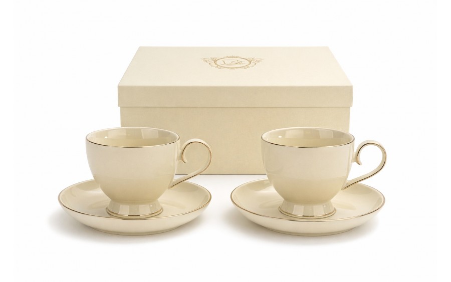 Komplet 2 filiżanek 300 ml + spodki Victoria