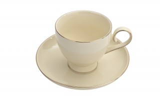 Komplet 6 filiżanek 300 ml + spodki Victoria