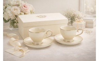 Komplet 2 filiżanek do espresso 150 ml Victoria