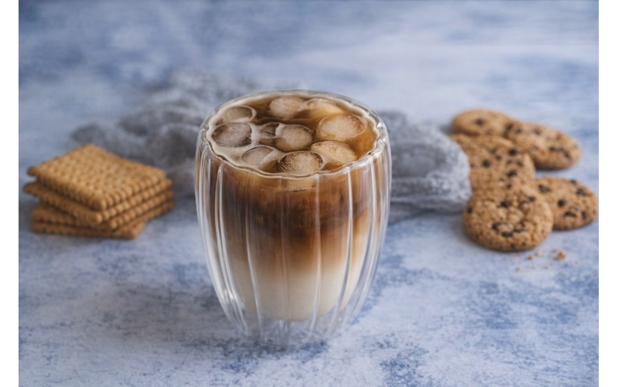 Komplet 2 szklanek 300 ml z podwójną ścianką FLOWER