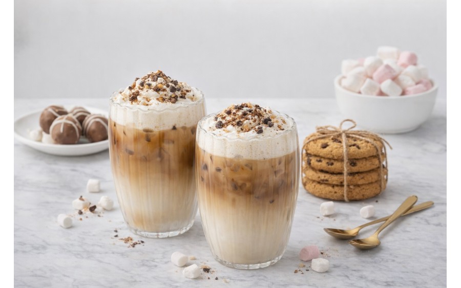 Komplet 2 szklanek 300 ml z podwójną ścianką FLOWER