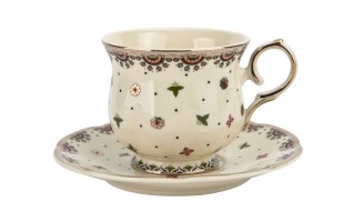 Komplet 6 filiżanek 260 ml + spodki Casablanca