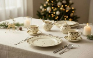 Komplet 6 filiżanek 260 ml + spodki Casablanca