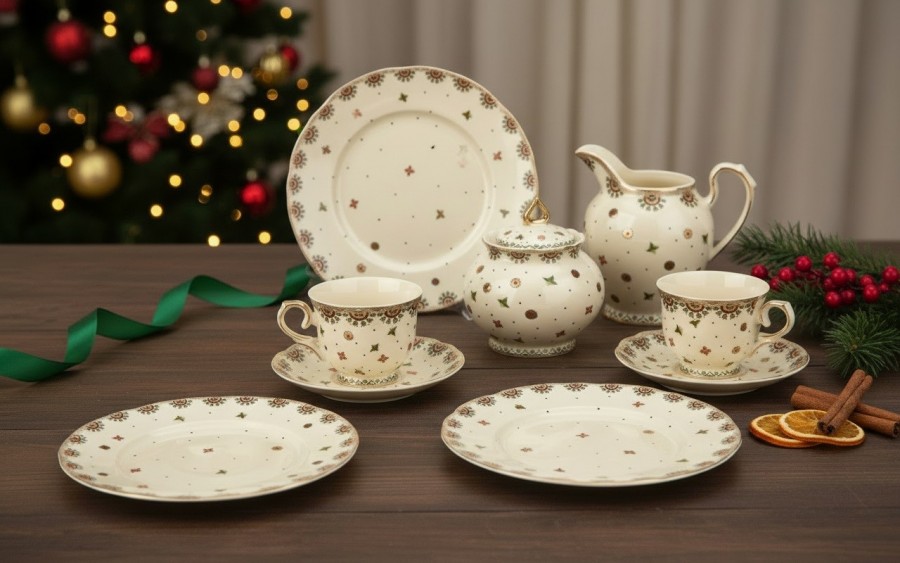 Komplet 6 filiżanek 260 ml + spodki Casablanca