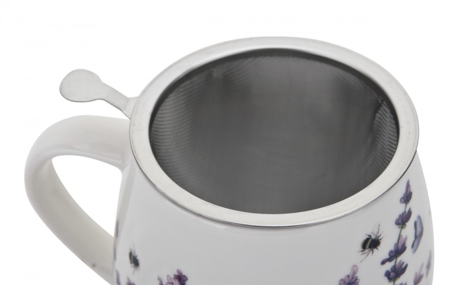 Kubek baryłka z zaparzaczem 430 ml Lavender