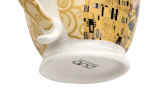 Kubek porcelanowy 480 ml The Kiss Ecru