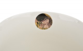 Kubek z zaparzaczem z zawieszką 400 ml The Kiss Ecru