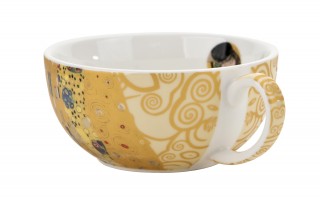 Filiżanka z dzbankiem i zaparzaczem Tea for One The Kiss Ecru