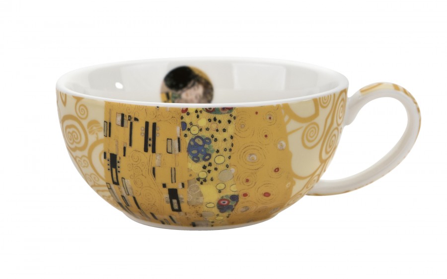 Filiżanka z dzbankiem i zaparzaczem Tea for One The Kiss Ecru