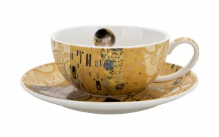 Filiżanka z dzbankiem i zaparzaczem Tea for One The Kiss Ecru