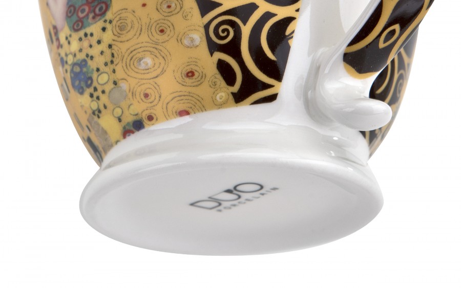 Kubek porcelanowy 480 ml The Kiss Brown