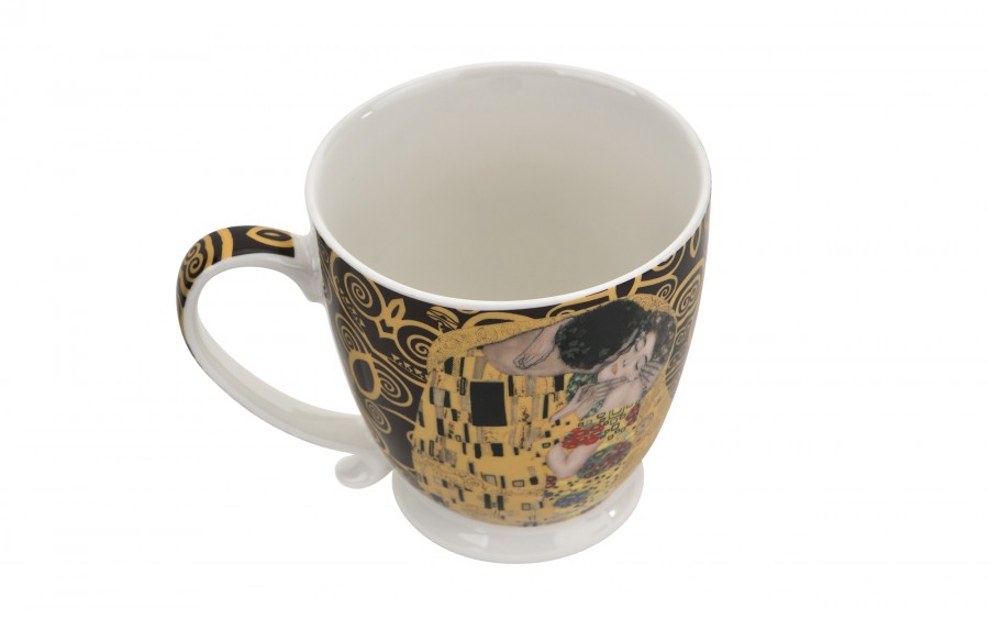 Kubek porcelanowy 480 ml The Kiss Brown