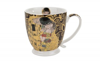 Kubek porcelanowy 480 ml The Kiss Brown