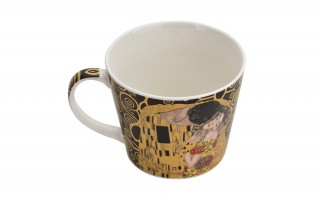 Kubek porcelanowy 600 ml prosty The Kiss Brown