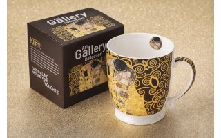 Kubek porcelanowy 480 ml The Kiss Brown