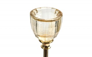 Świecznik szklany 17 cm CX1233