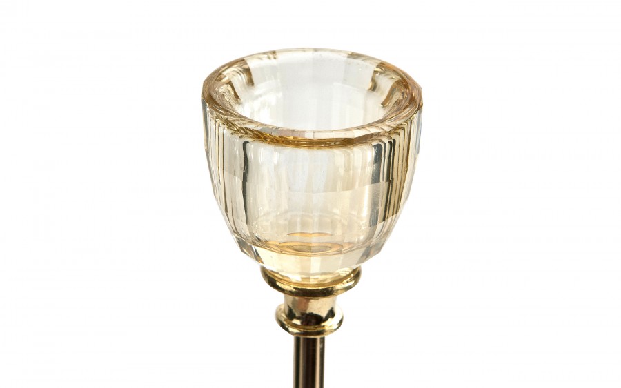 Świecznik szklany 17 cm CX1233