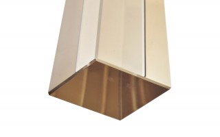 Świecznik szklany 20 cm CX1226