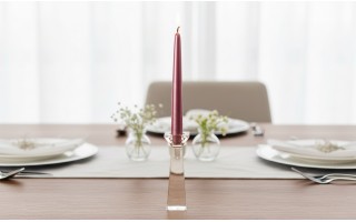 Świecznik szklany 16 cm CX1227