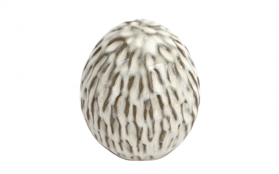 Ozdoba Jajko 9,4 cm beżowe GJ0059