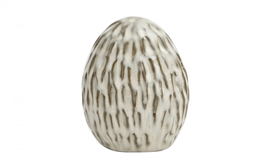 Ozdoba Jajko 9,4 cm beżowe GJ0059