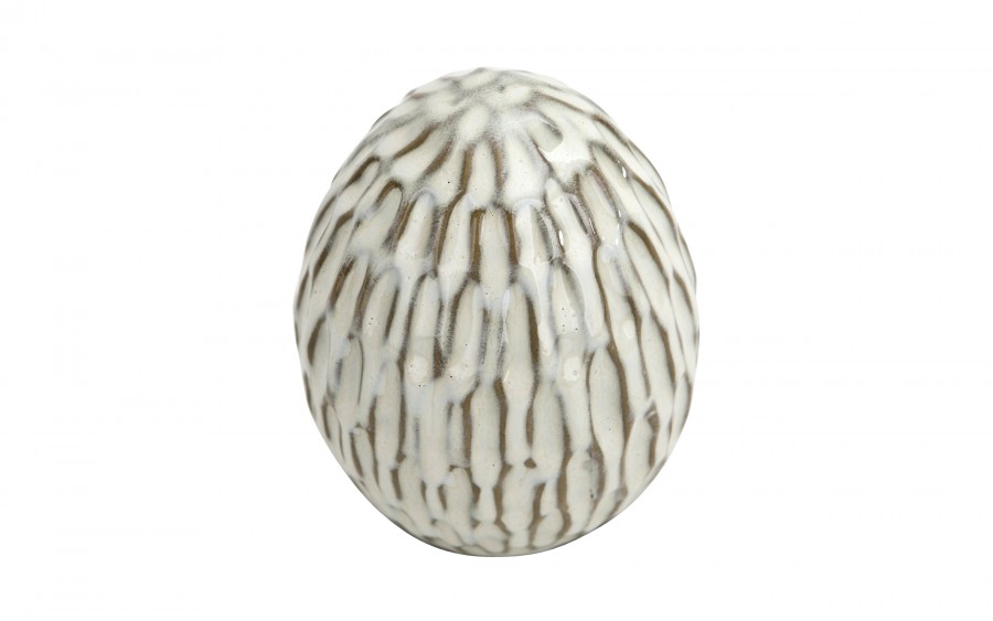 Ozdoba Jajko 11,5 cm beżowe GJ0058