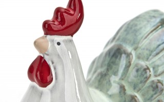 Kura ceramiczna dekoracyjna 15 cm GJ0072 Dekor-Pap