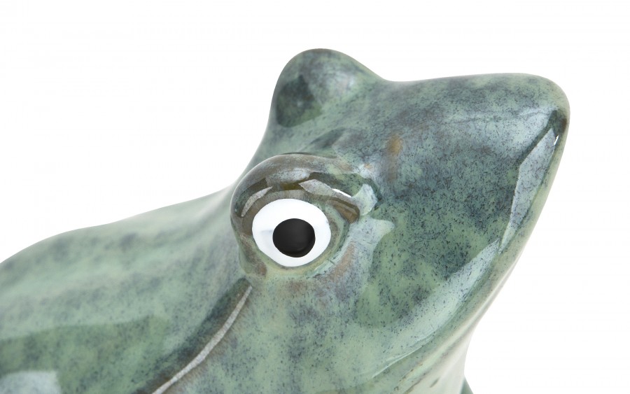 Ozdoba ceramiczna Żaba 14x12,5x10,5 cm Dekor-Pap