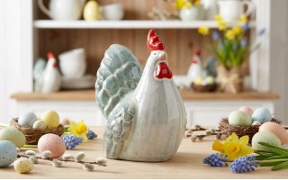 Kura ceramiczna dekoracyjna 15 cm GJ0072 Dekor-Pap