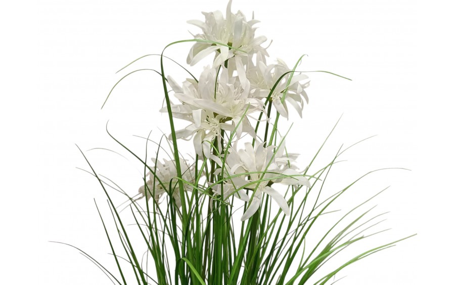 Sztuczna roślina Lilia Pajęcza 70x30x30 cm Hymenokallis