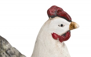 Figurka dekoracyjna Kura 19 cm ceramiczna