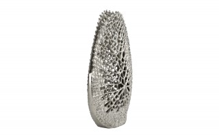 Wazon ażurowy 45 cm srebrny AP163310