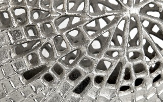 Wazon ażurowy 45 cm srebrny AP163310