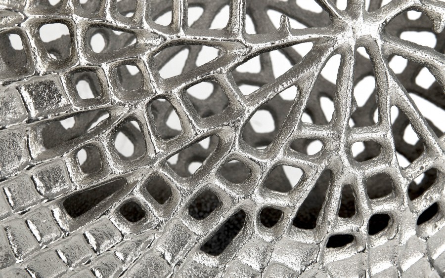 Wazon ażurowy 45 cm srebrny AP163310