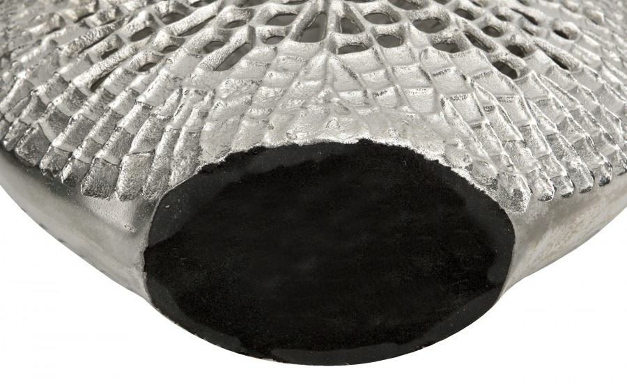 Wazon ażurowy 45 cm srebrny AP163310