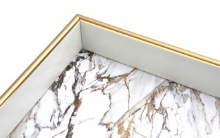 Taca dekoracyjna 35x25x4 cm Calacatta Gold 172011