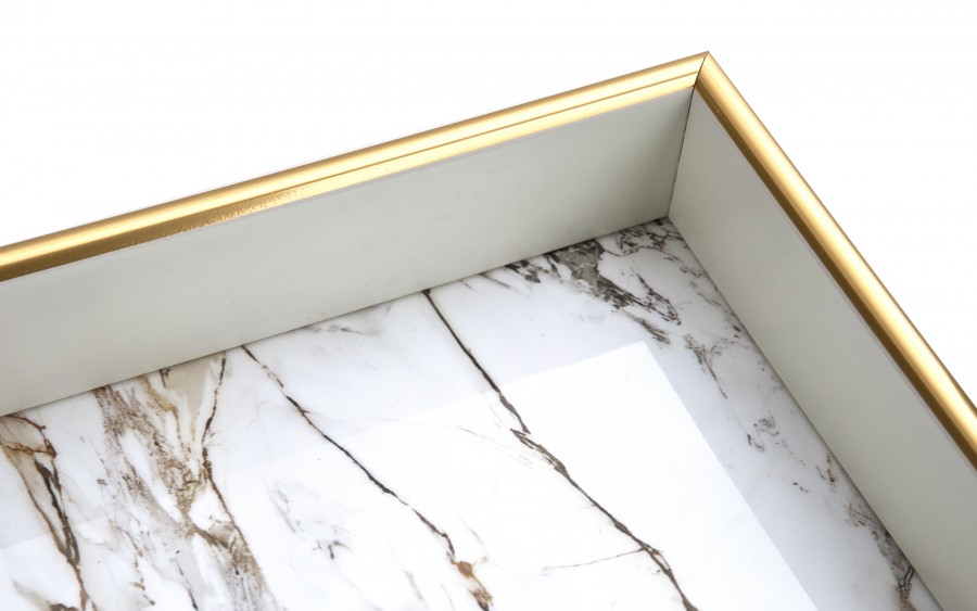 Taca dekoracyjna 40x30x4 cm Calacatta Gold 172011