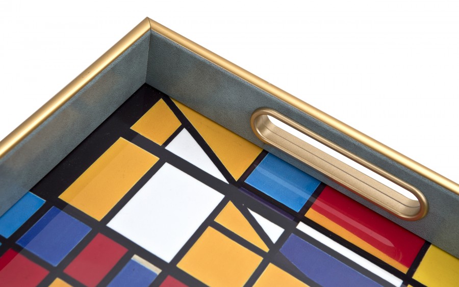 Taca dekoracyjna 45x32x4 cm Witraż Pop Art 172012