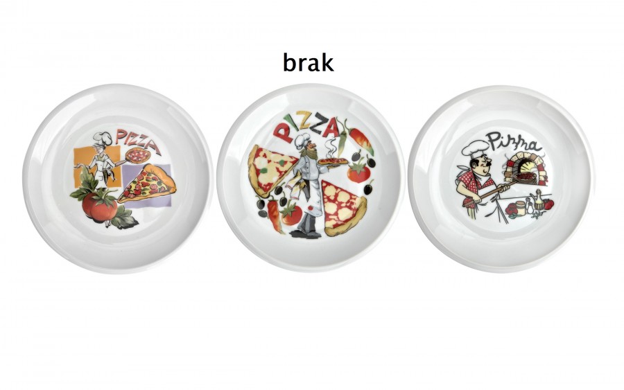 Talerz do pizzy 20 cm Kucharz Pizza MPLCo mix