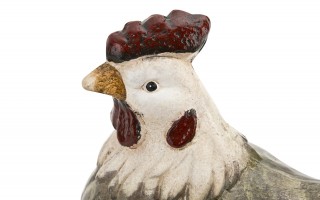 Figurka dekoracyjna Kura 41 cm ceramiczna
