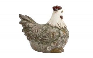 Figurka dekoracyjna Kura 41 cm ceramiczna