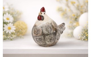 Figurka dekoracyjna Kura 8,5 cm ceramiczna