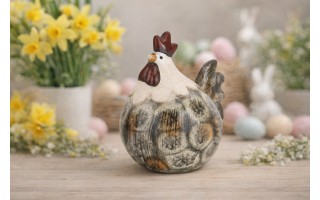 Figurka dekoracyjna Kogut 8,4 cm ceramiczny