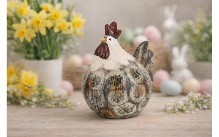Figurka dekoracyjna Kogut 8,4 cm ceramiczny