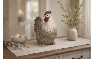 Figurka dekoracyjna Kogut 21,7 cm ceramiczny